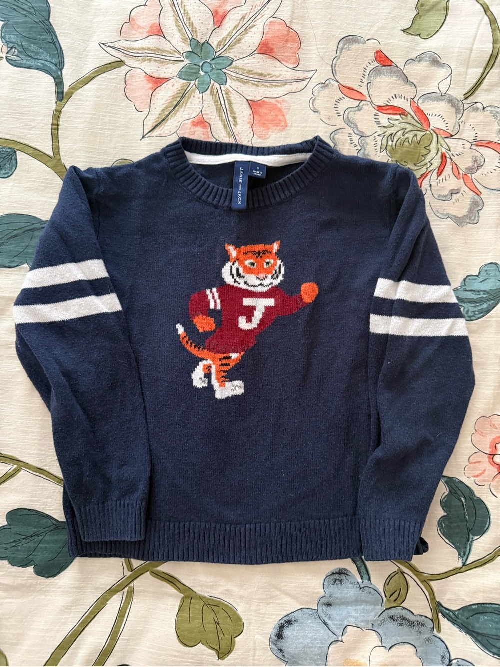 Janie and jack tiger sweater